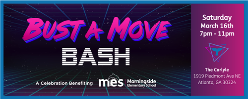 Join us for the 2024 Spring Parent Fundraiser, the Bust a Move Bash, on March 16th 2024!